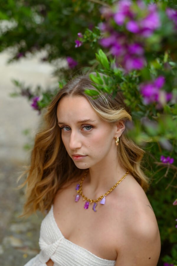 IMG_2394 Collier grosse maille doré