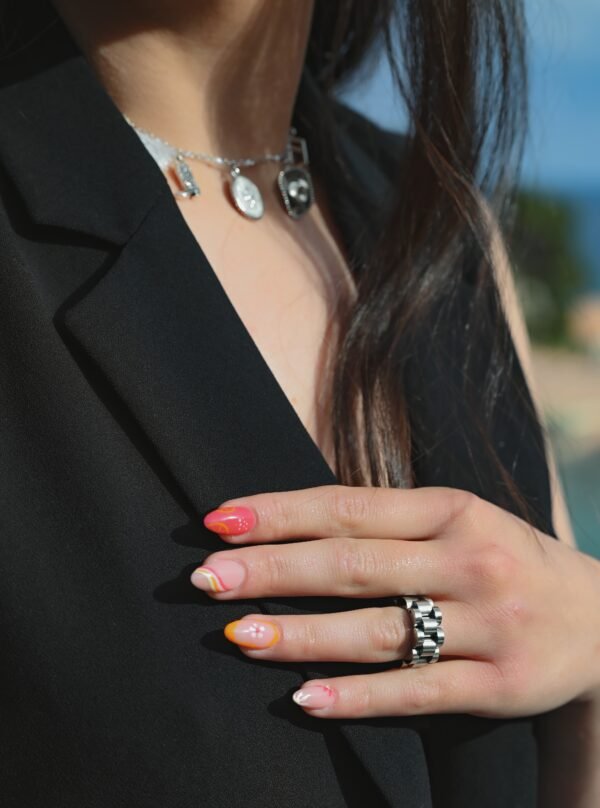 Bague maille   |   Argentée