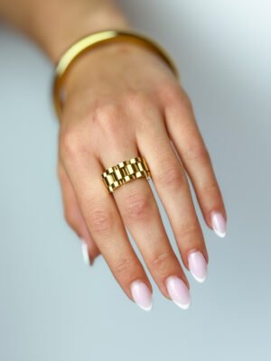 IMG_3919 (1) Bague maille | Doré