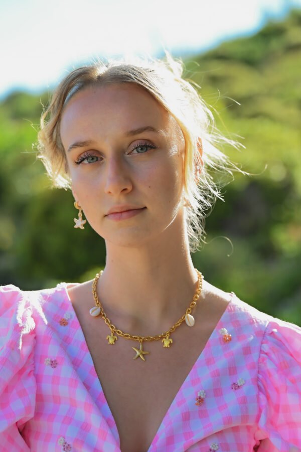 IMG_3073 Collier grosse maille doré