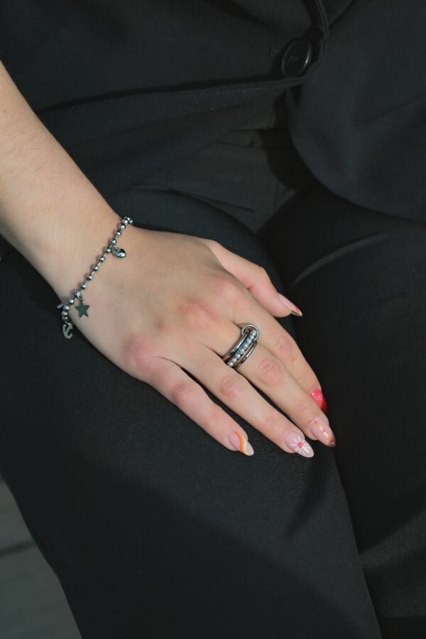 Bracelet marseillais argenté